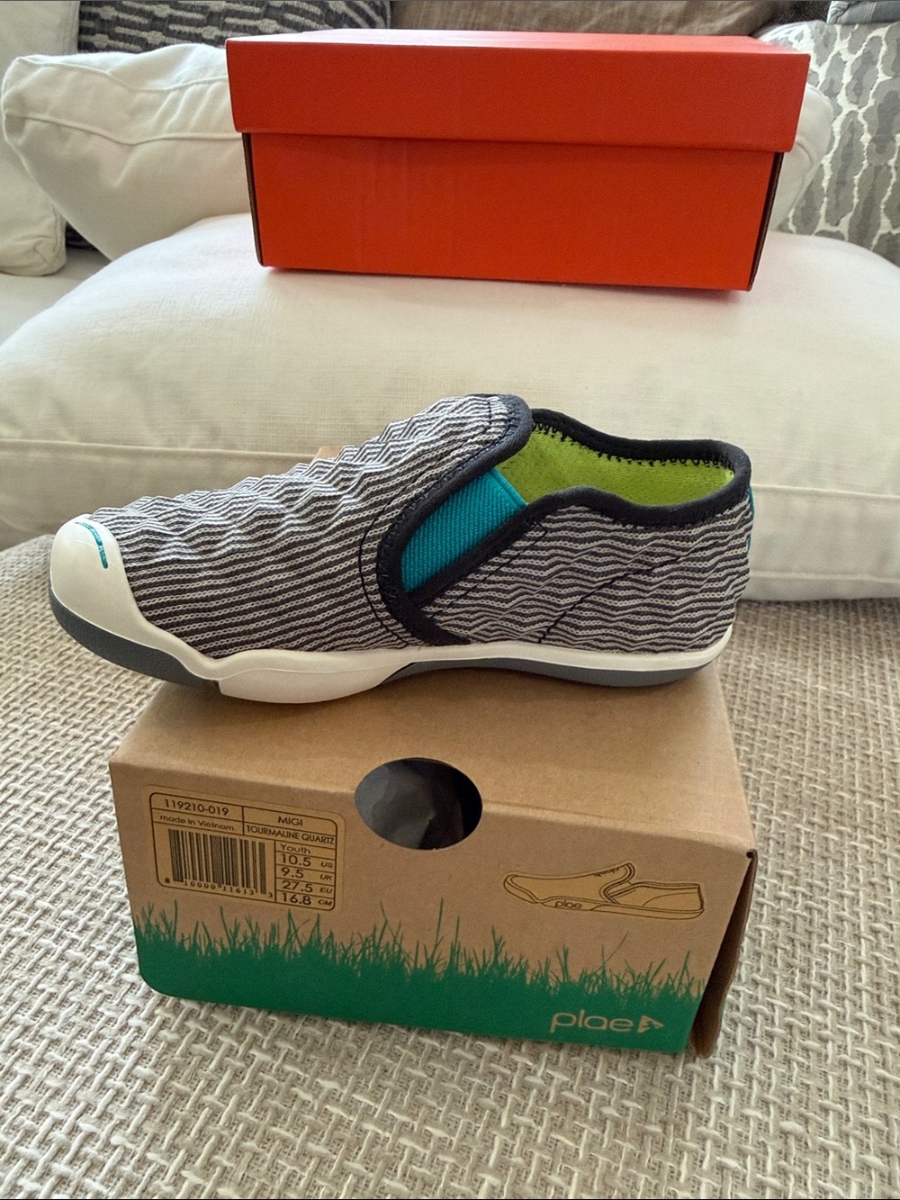 PLAE Kids MIGI tourmaline Quartz Sneaker